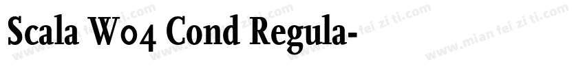 Scala W04 Cond Regula字体转换